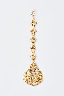 Gold Finish Maangtikka