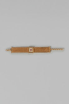 Gold Finish Temple Bracelet