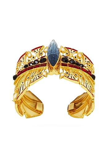 Gold Plated Swarovski Crystals Bracelet