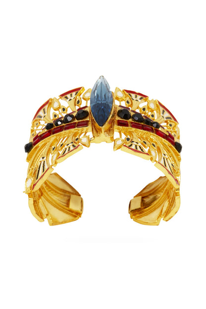 Gold Plated Swarovski Crystals Bracelet