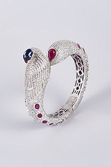 White Finish Zircon Kada