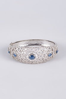 White Finish Zircon Kada