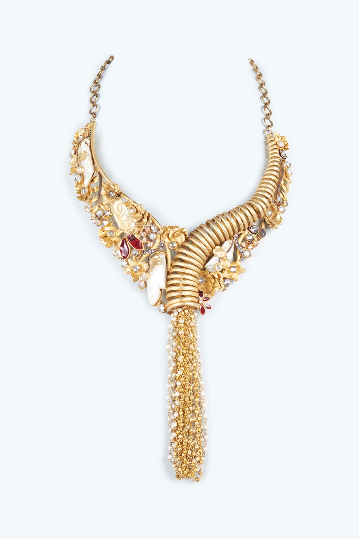 Gold Finish Handmade Necklace