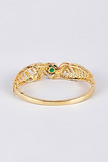 Two Tone Finish Zircons Kada