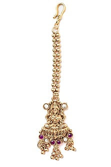 Gold Finish Pendant Necklace Set