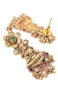 Gold Finish Pendant Necklace Set