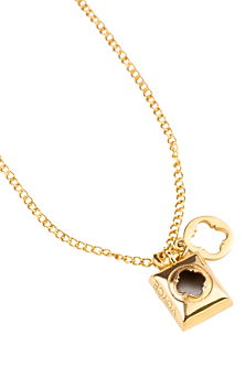 Gold Plated Green Swarovski Crystal Necklace