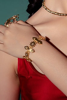 Gold Plated Zircon Bracelet