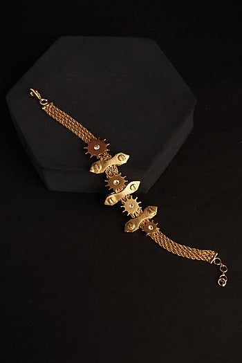 Gold Plated Zircon Bracelet