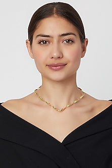 Gold Plated Handmade Neckpiece