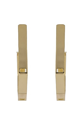 Gold Plated Handcrafted Hoop Earrings