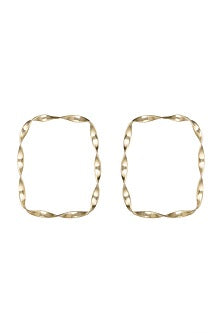 Gold Plated Big Earrings