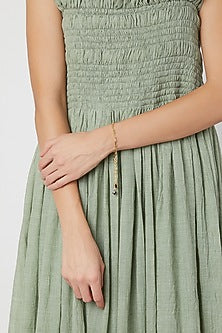 Gold Plated Semi-Precious Stone Earrings