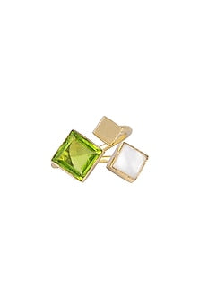 Gold Plated Peridot Ring
