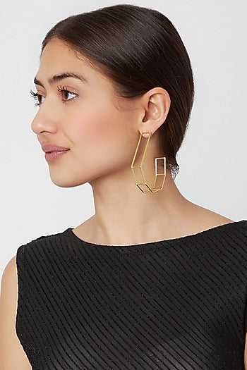 Gold Plated Big Hoop Earrings