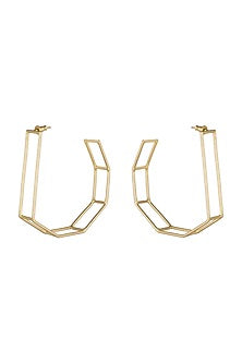 Gold Plated Big Hoop Earrings