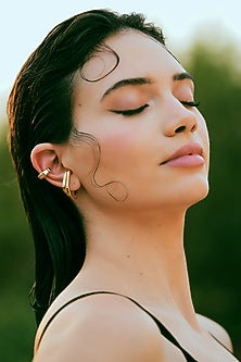 Gold Plated Hoop Earrings