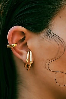 Gold Plated Hoop Earrings
