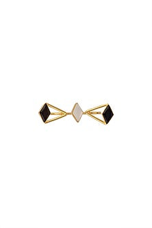 Gold Plated MOP Ring