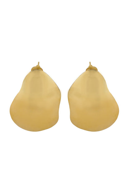 Gold Finish Stud Earrings