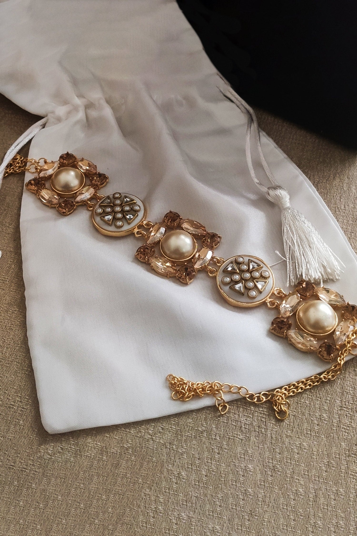 Veda Handmade Embellished Choker 