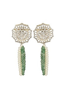 Gold Finish Meenakari Necklace Set