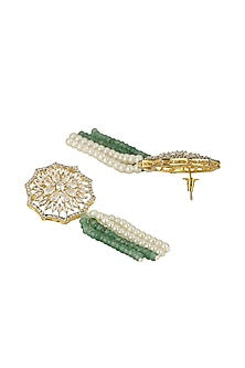 Gold Finish Meenakari Necklace Set