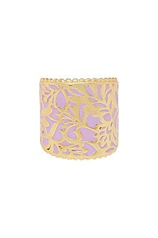 Gold Plated Enameled Ring