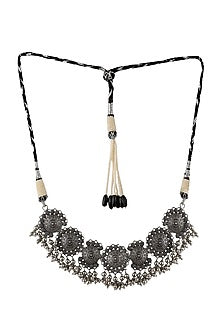 Black Rhodium Finish Choker Necklace