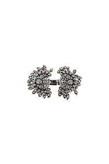 Black Rhodium Finish Song of Metal Ring