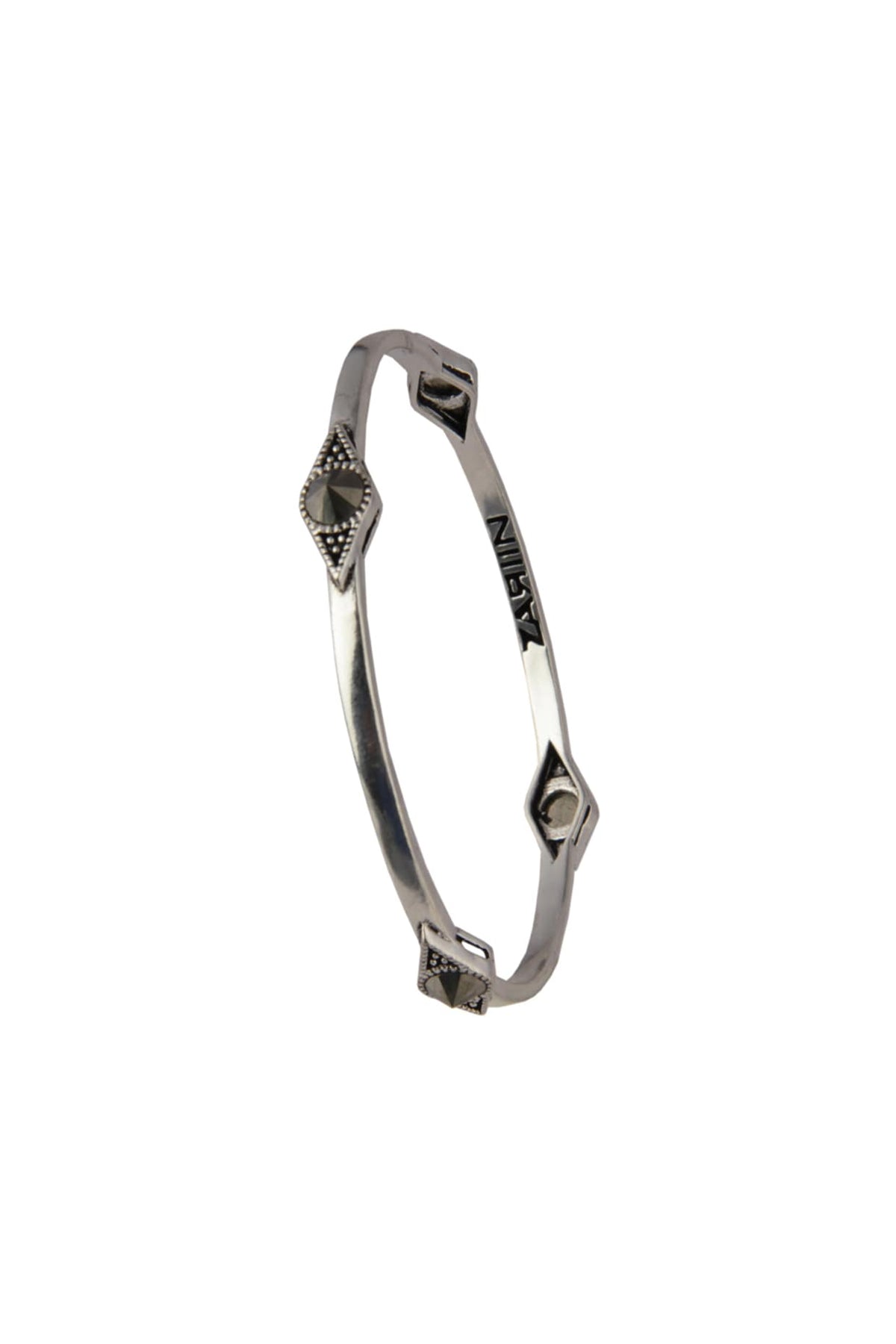 Black Rhodium Finish Bangle