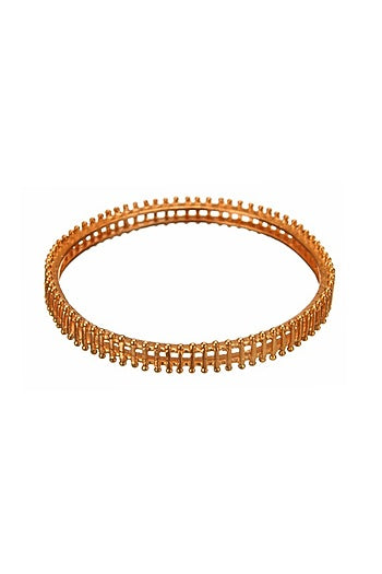 Rose Gold Finish Knockout Bangle