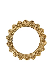 Gold Plated Freshwater Pearl Kada Bangle