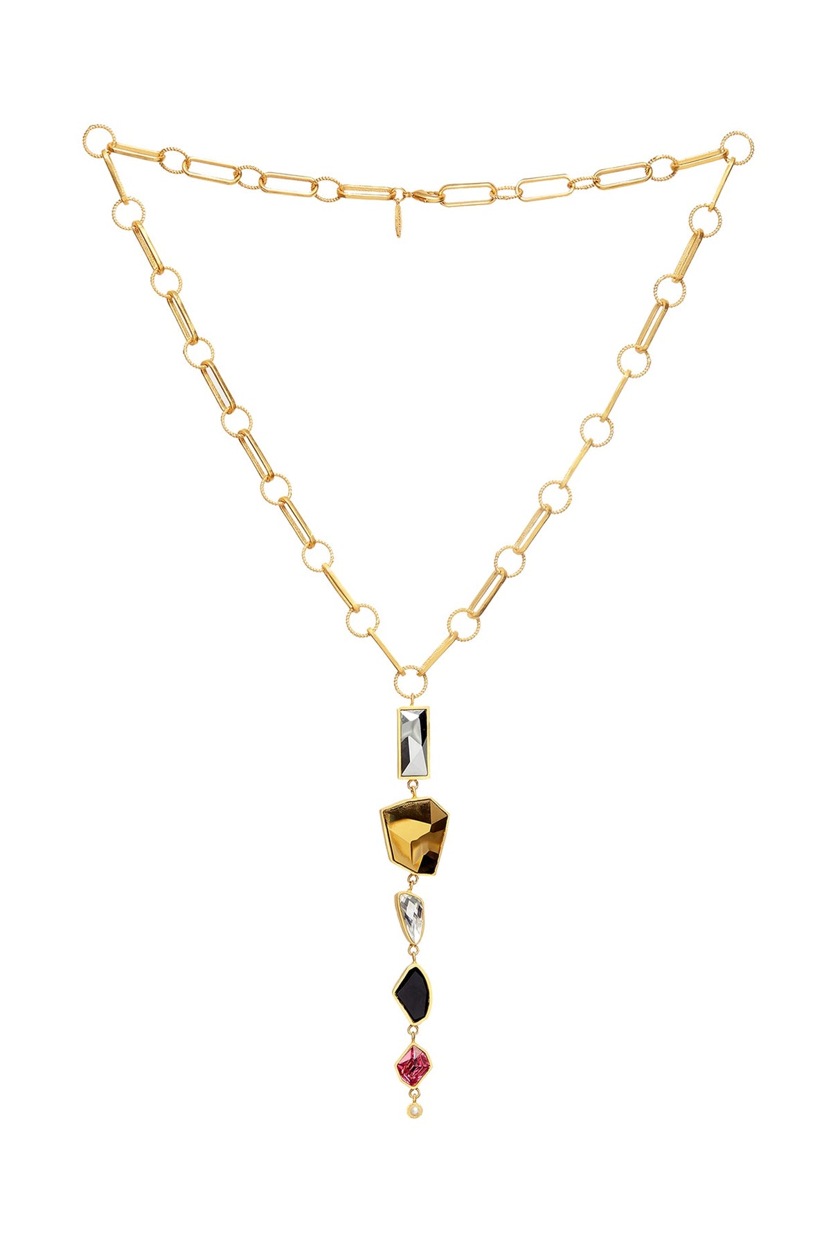 Gold Plated Pearl & Swarovski Earrings
