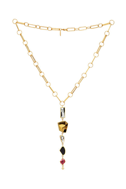 Gold Plated Pearl & Swarovski Earrings