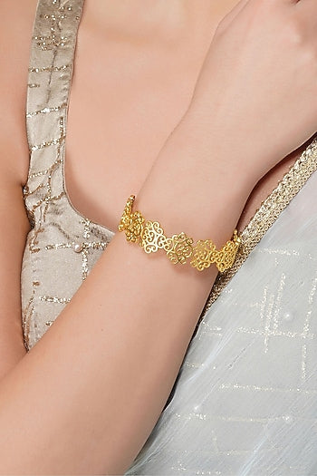 Gold Plated Handcrafted Bangle