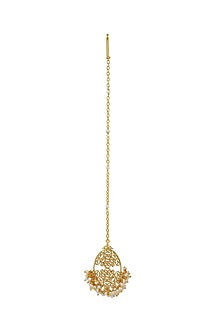 Gold Plated Handcrafted Maang Tikka