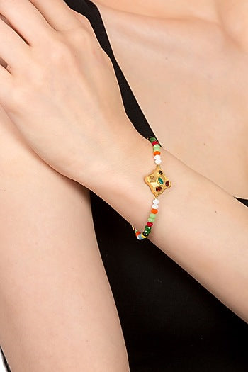 Gold Plated Beaded Bracelet
