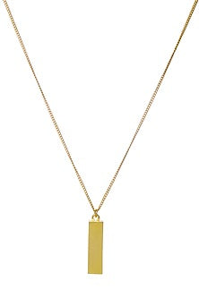 Gold Plated Couple Pendant Necklace (Set of 2)