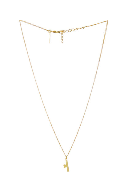 Gold Plated Couple Pendant Necklace (Set of 2) In Gift Box