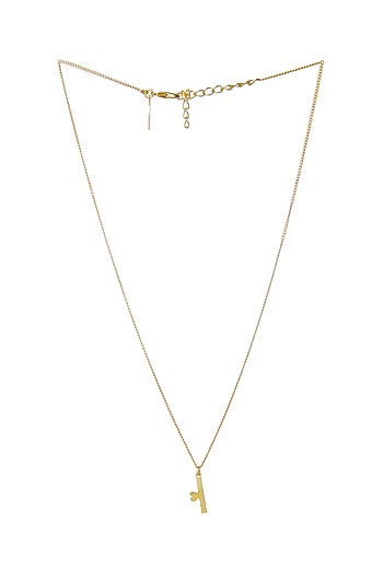 Gold Plated Couple Pendant Necklace (Set of 2) In Gift Box