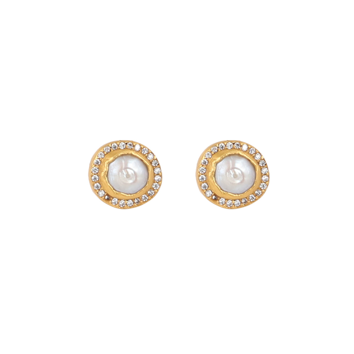Gold Plated Stud Earrings