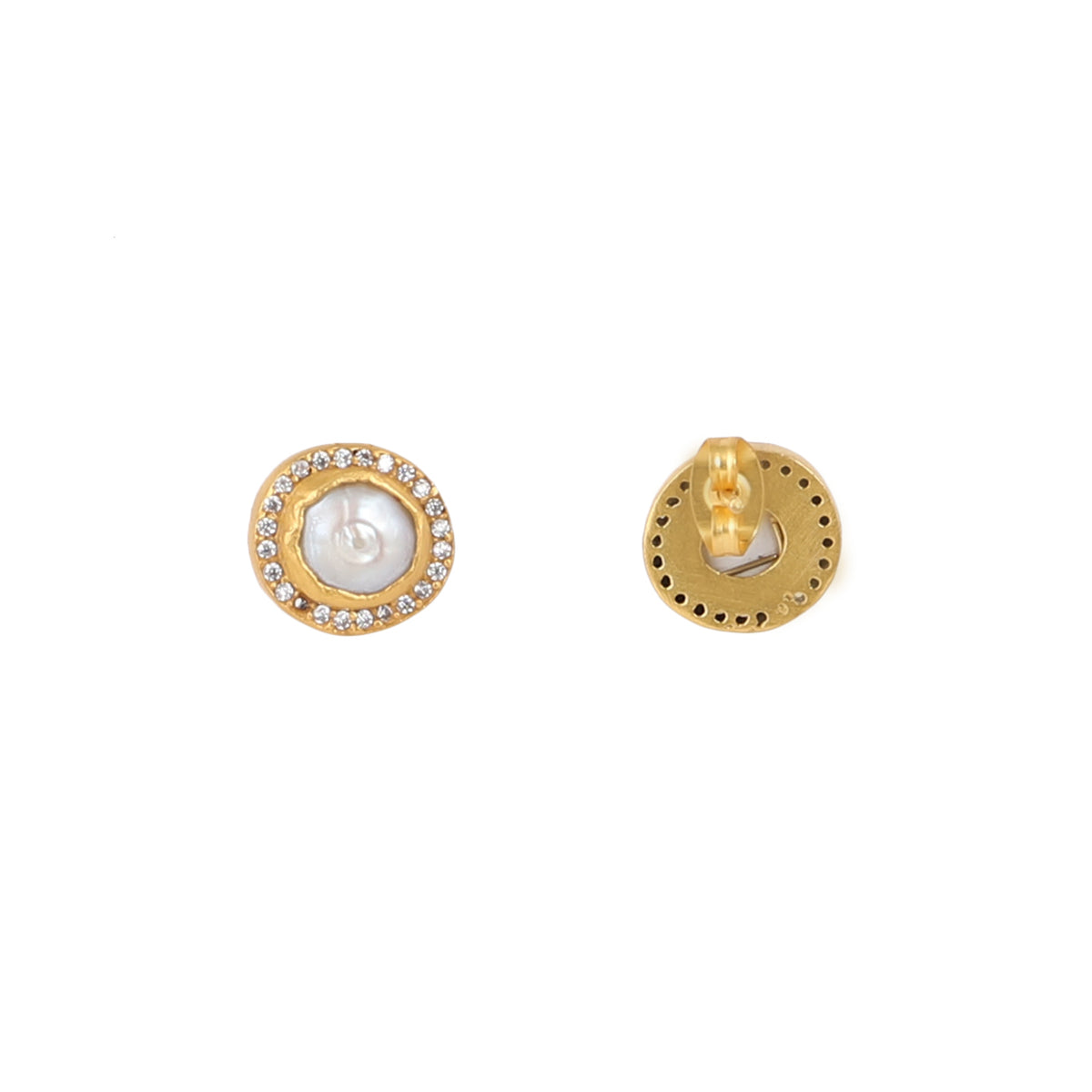 Gold Plated Stud Earrings