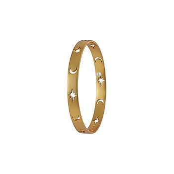 Gold Plated Striking Bangle