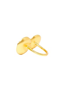 Gold Plated Open Ended Ring