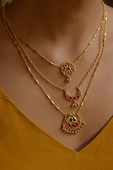 Gold Plated Cubic Zirconia Necklace