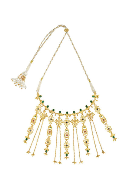 Gold Plated Cubic Zirconia Choker Necklace