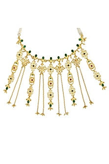 Gold Plated Cubic Zirconia Choker Necklace