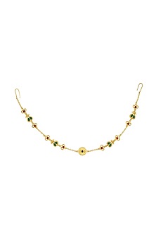 Gold Plated Cubic Zirconia Mathapatti