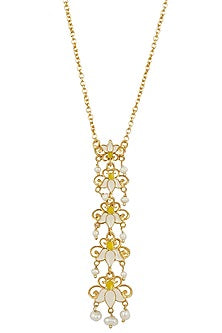 Gold Plated Motif Necklace